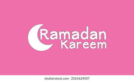 Arabic Typography Ramadan Kareem Text Calligraphy 