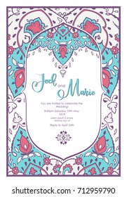 Arabic vector banner, wedding invitation card for Ramadan wishing.Islamic background.