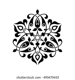 Arabic vector ornament. Basic element for design in islamic style