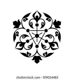 Arabic vector ornament. Basic element for design in islamic style