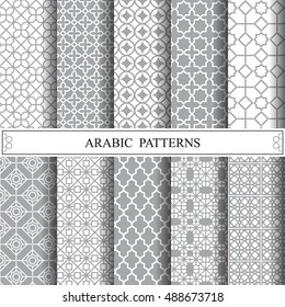 arabic vector pattern, web page background,surface textures