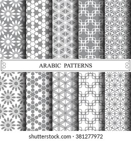 arabic vector pattern,pattern fills, web page background,surface textures