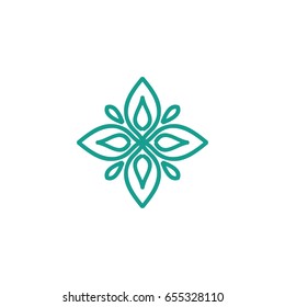 Arabic vintage decorative design element. Vector illustration
