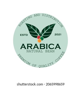 Arabica Coffee Design Logo Vector Stock Vector (Royalty Free ...