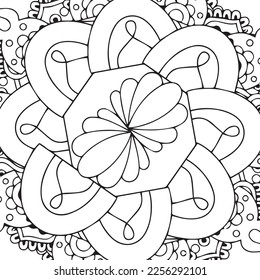 ArabicVector abstract mandala pattern. Art on the wall. Coloring book Lace pattern The tattoo. Design for a wallpaper Paint shirt and tile Sticker Design, Decorative circle ornament in ethnic oriental