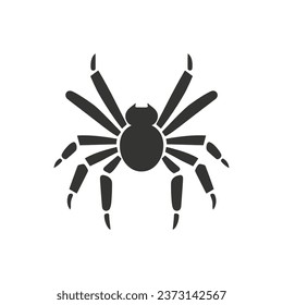 Arachnid Icon on White Background - Simple Vector Illustration