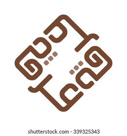 arafa arabic logo vector. a place name in the saudi arabia. arabic calligraphy.
