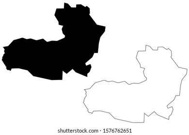 Aragatsotn Province (Republic of Armenia, Administrative divisions of Armenia) map vector illustration, scribble sketch Aragatsot map