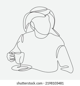 araian man with cup of coffee