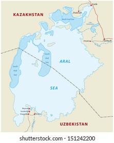 Aral Sea Map