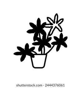 Aralia icon in vector. Logotype