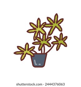 Aralia icon in vector. Logotype