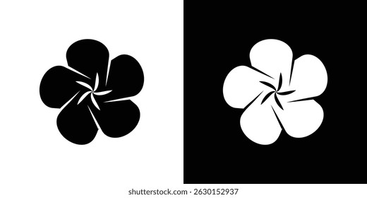 Araliya flower icon concept, vector illustration