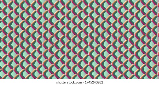 arapaima fish skin pattern. details offish scales amazon fish.illustration.