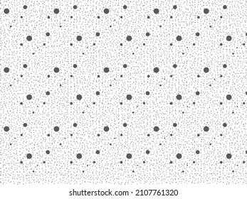 Arare-Komon-Muster.  Vektorgrafik eines nahtlosen japanischen Musterhintergrunds.