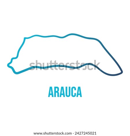 Arauca department of Colombia simple linear map
