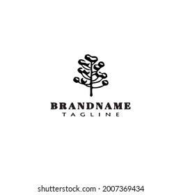 araucaria tree logo icon design icons modern illustration