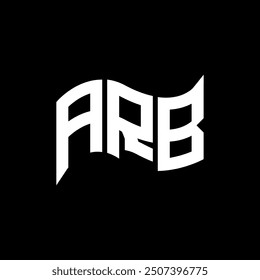 ARB logo design, ARB simple and modern logo. ARB luxurious alphabet design  
