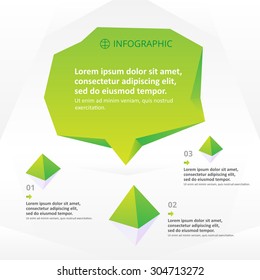 arbitrary template infographics with icons