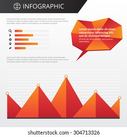 arbitrary template infographics with icons