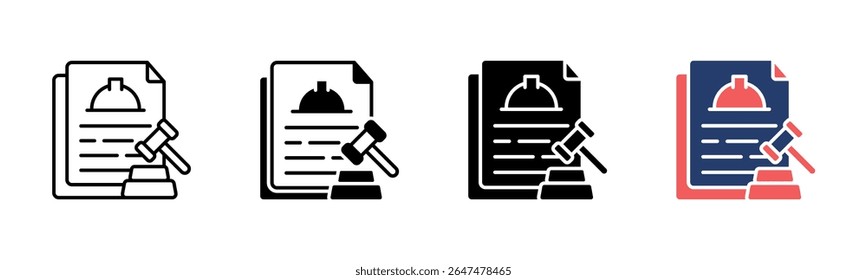 Arbitration icon sheet multiple style collection