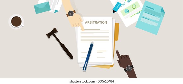 arbitration law dispute legal resolution conflict