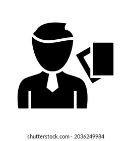 arbitrator icon or logo isolated sign symbol vector illustration - high quality black style vector icons
