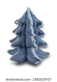 ARBOL DE NAVIDAD DE DENIM PARA ADORNOS LA SALA