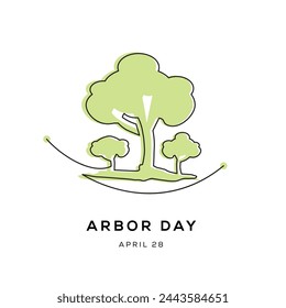 Arbor Day, held on 28 April.