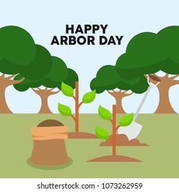 Arbor Day Illustration