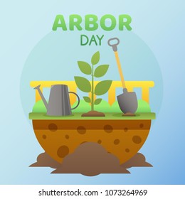 Arbor Day Illustration