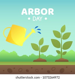 Arbor Day Illustration