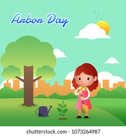 Arbor Day Illustration