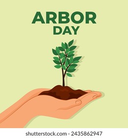 Arbor Day Illustration vector background. Vector eps 10