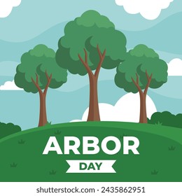 Arbor Day Illustration vector background. Vector eps 10