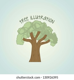 arbor day over blue background. vector illustration