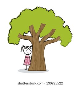 arbor day over white background. vector illustration