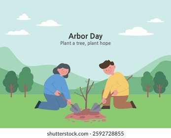 Arbor Day, Planting Trees for Spring