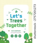 Arbor Day Tree Planting Corporate Event Promotional Poster Banner Template
Planting Trees to Protect the Earth
save the eart
