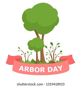 Arbor Day vector Illustration