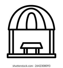    Icono de Vector en negrita del contorno de la ceniza que se puede modificar o editar fácilmente 