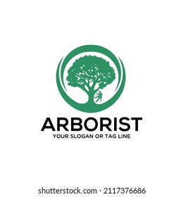 Arborist Logo Design And Vector Image