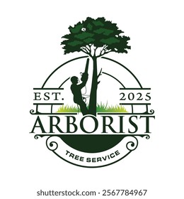 Arborist Tree Services Logo Design.
