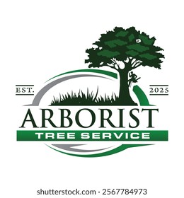 Arborist Tree Services Logo Design.