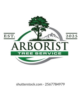 Arborist Tree Services Logo Design.