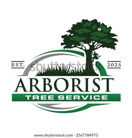 Arborist Tree Services Logo Design.