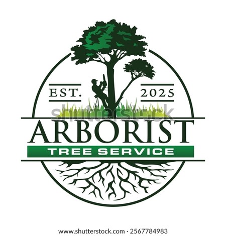 Arborist Tree Services Logo Design.