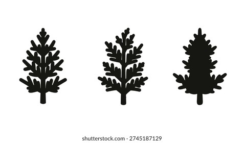 Arborvitae Line art abstract dynamic color vector