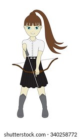 Arc and Arrow Girl