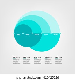 Arc chart steps infographics - can illustrate a strategy, workflow or team work, vector flat color, business template for presentation. Can be used for diagram, banner, web design